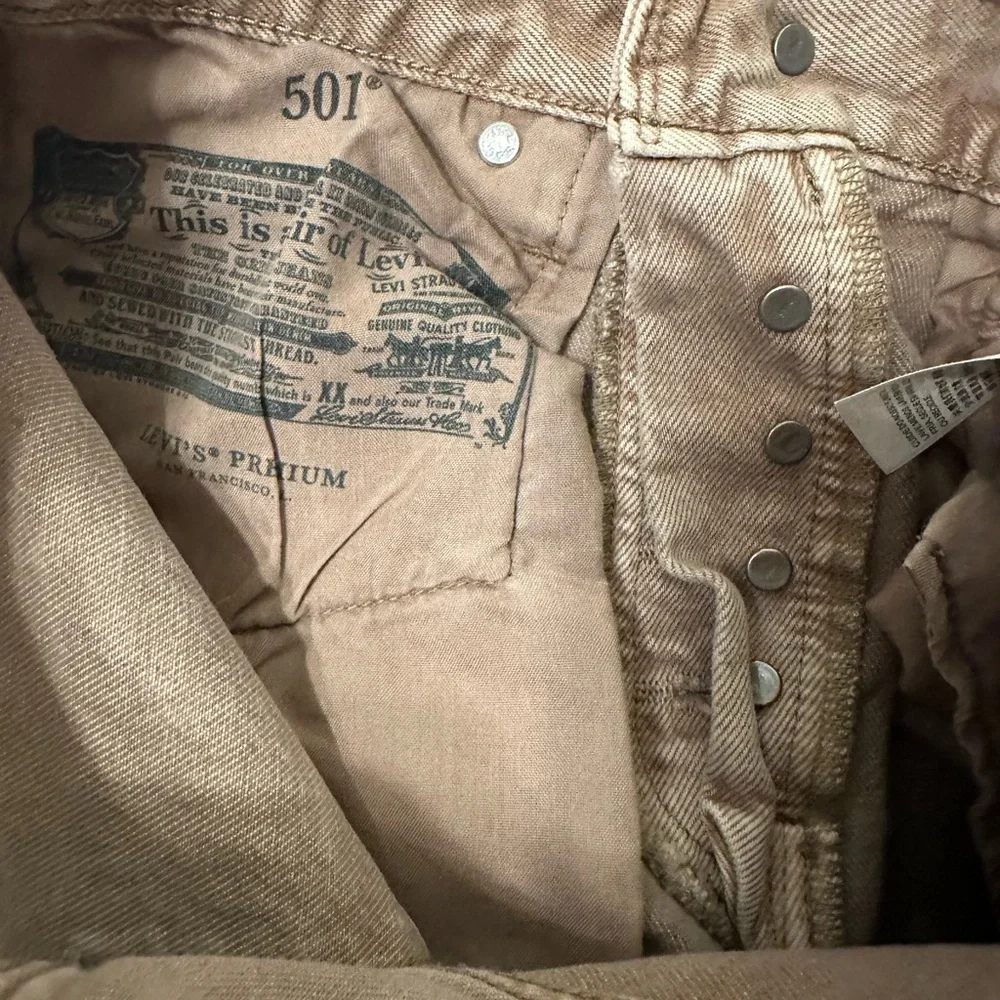 Women’s Levi 501 Brown/Tan Jeans Size 25 🤎 - Picture 9 of 13